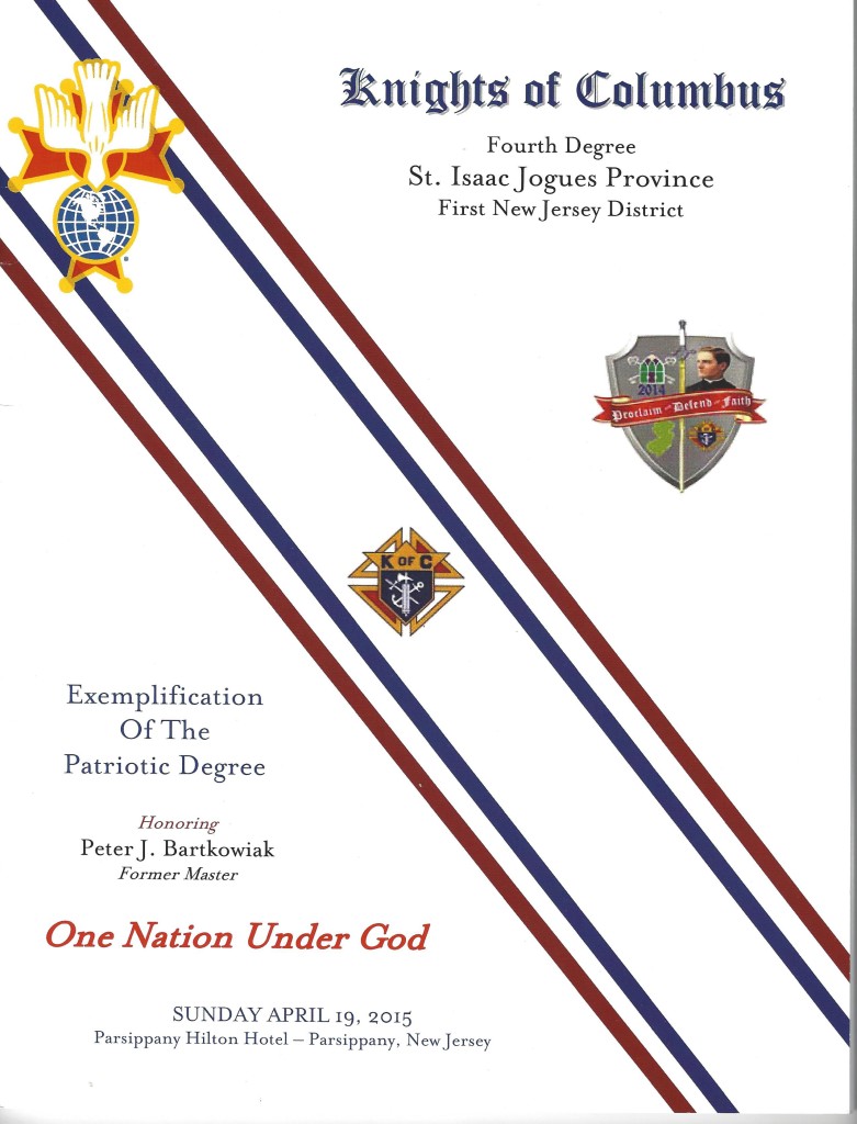 Long Valley Knights of Columbus » Exemplification Of The Patriotic